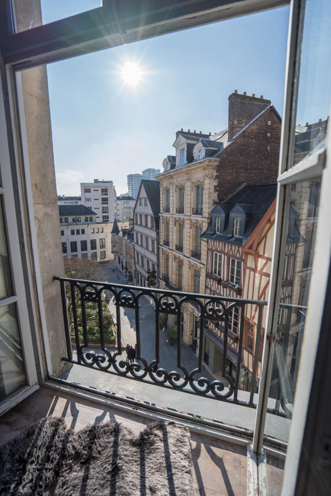 Charming City Center Flat Rouen Exterior foto